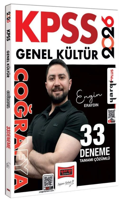 2026 KPSS Coğrafya 33 Deneme Çözümlü Engin Eraydın Yargı Yayınları Zeta Fotokopi