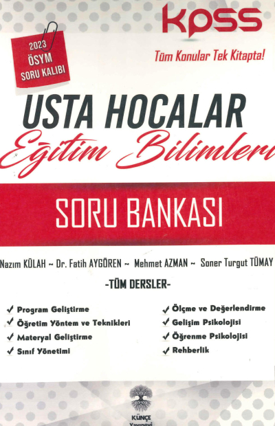 USTA HOCALAR EĞİTİM BİLİMLERİ TÜM DERSLER SORU BANKASI Zeta Fotokopi