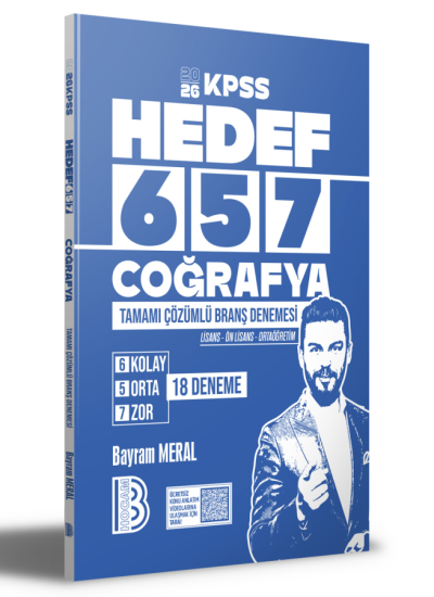 2026 KPSS Coğrafya Tamamı Çözümlü 18 Deneme Benim Hocam Yayınları Zeta Fotokopi
