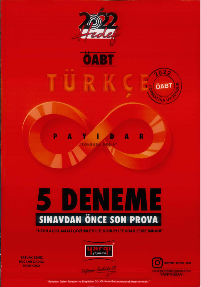 PAYİDAR 5 DENEME SINAVDAN ÖNCE SON PROVA Zeta Fotokopi