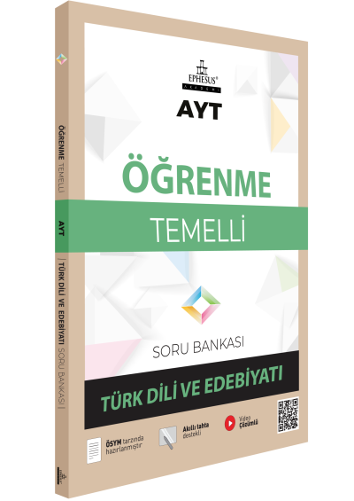 AYT-ÖĞRENME TEMELLİ TÜRK DİLİ VE EDEBİYATI SORU BANKASI Ephesus Yayınları Zeta Fotokopi