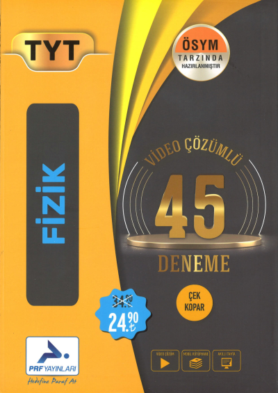 TYT Fizik Video Çözümlü 45 Deneme
