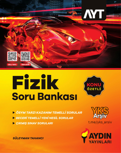 AYT Fizik Konu Özetli Soru Bankası Aydın Yayınları Zeta Fotokopi