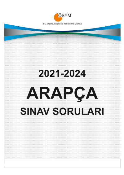 YDT ARAPÇA ÇIKMIŞ SINAV SORULARI (2021-2024) Zeta Fotokopi