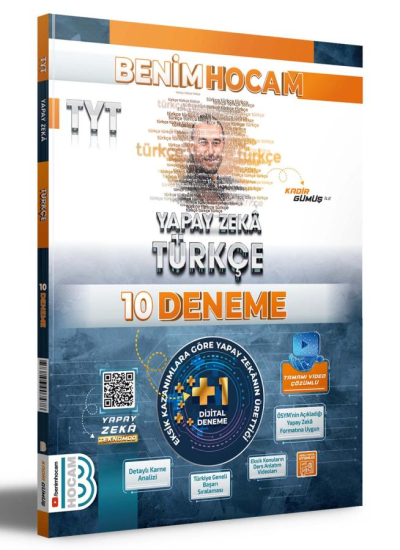 2025 TYT Yapay Zeka Türkçe 10 Deneme Benim Hocam Yayınları Zeta Fotokopi