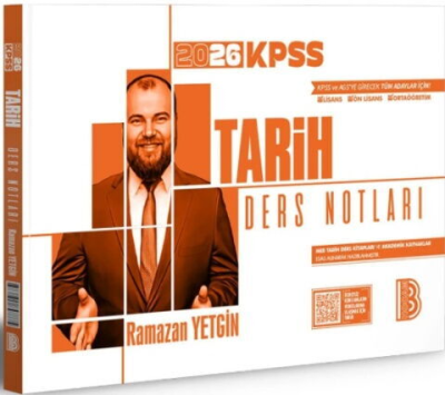 2026 KPSS Tarih Ders Notları Benim Hocam Yayınları Zeta Fotokopi