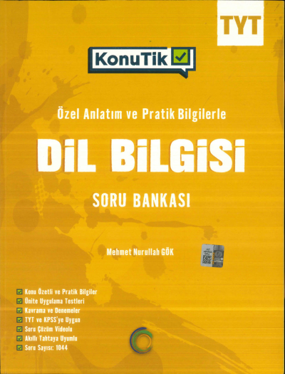 TYT KonuTik Dil Bilgisi Soru Bankası Okyanus Yayınları Zeta Fotokopi
