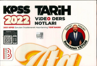 2022 KPSS TARİH VİDEO DERS NOTLARI ATANACAKSIN