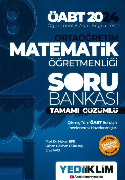 LİSE MATEMATİK ÖĞRETMENLİĞİ SORU BANKASI TAMAMI ÇÖZÜMLÜ Zeta Fotokopi