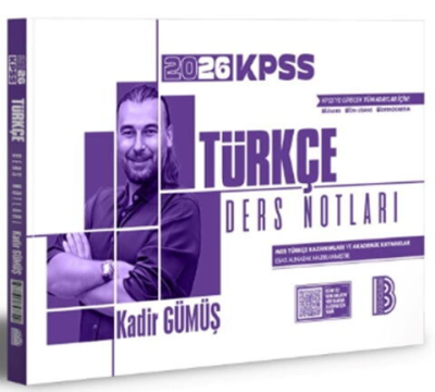 2026 KPSS Türkçe Ders Notları Benim Hocam Yayınları Zeta Fotokopi