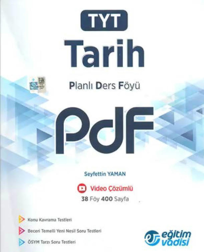TYT Tarih Planlı Ders Föyü PDF Eğitim Vadisi Yayınları Zeta Fotokopi