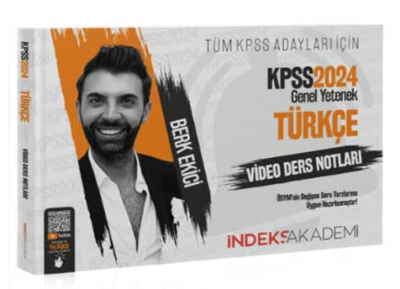 TÜRKÇE VİDEO DERS NOTLARI İNDEKS AKADEMİ BERK EKİCİ Zeta Fotokopi