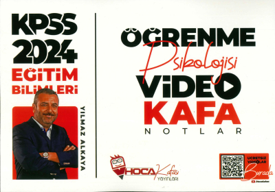 ÖĞRENME PSİKOLOJİSİ VİDEO KAFA NOTLAR Zeta Fotokopi