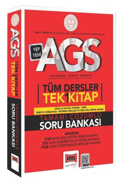 2025 MEB AGS Tüm Dersler Soru Bankası Tek Kitap Yargı Yayınları Zeta Fotokopi