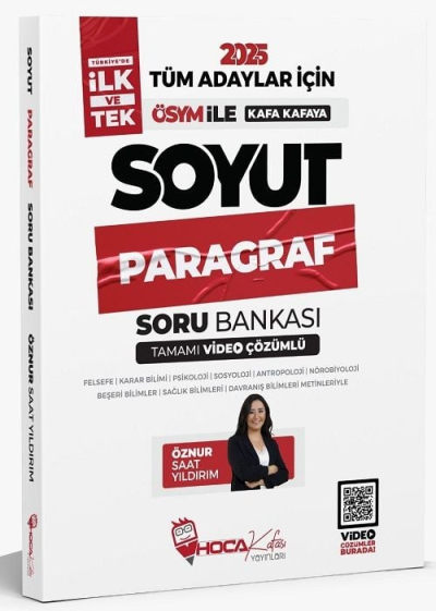 2025 Tüm Adaylar İçin Soyut Paragraf Soru Bankası Video Çözümlü Hoca Kafası Yayınları Zeta Fotokopi