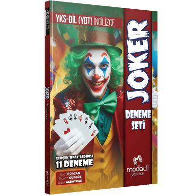 YKS DİL Joker 11 Deneme Seti Modadil Yayınları Zeta Fotokopi