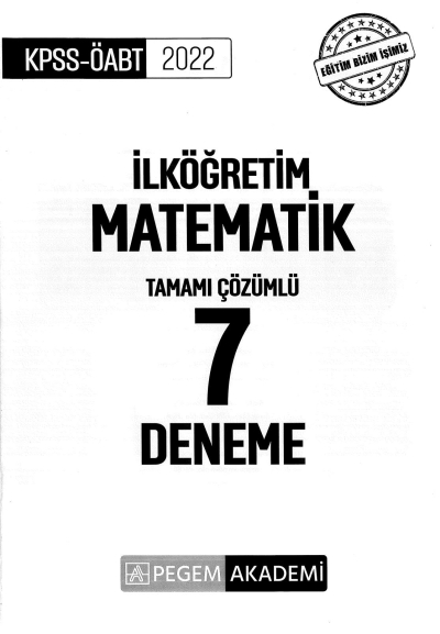İLKÖĞRETİM MATEMATİK TAMAMI ÇÖZÜMLÜ 7 DENEME SINAVI