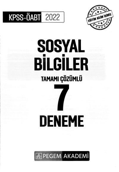 SOSYAL BİLGİLER TAMAMI ÇÖZÜMLÜ 7 DENEME Zeta Fotokopi