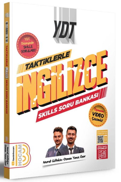 2025 YDT Taktiklerle İngilizce SKILLS Soru Bankası Benim Hocam Zeta Fotokopi