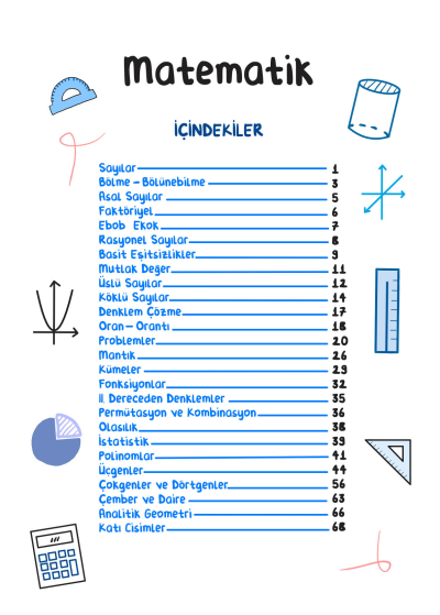 TYT Matematik Vip Notlar Vin Kampüs Zeta Fotokopi