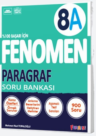 8. Sınıf Paragraf A Fenomen Soru Bankası Fenomen Okul Yayınları