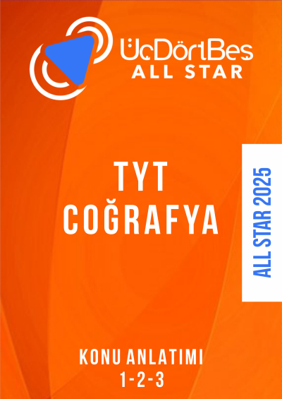 ALL STAR TYT COĞRAFYA Konu Anlatım (1-2-3 Hepsi Bir Arada) Zeta Fotokopi