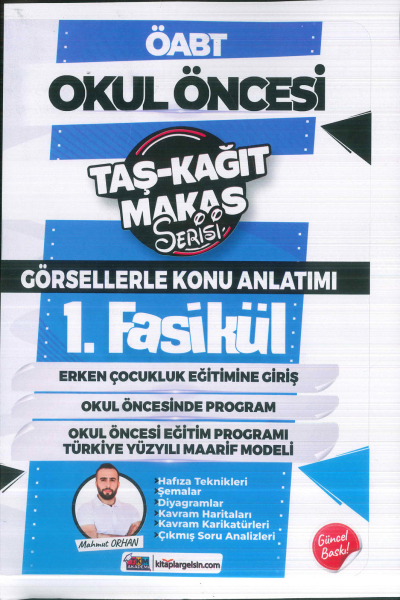 ÖABT Okul Öncesi Öğretmenliği Taş Kağıt Makas Serisi Görsellerle Konu Anlatımı Mahmut Orhan TKM Akademi 10 Fasikül Zeta Fotokopi