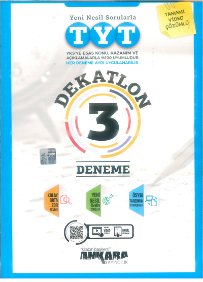 TYT DEKATLON 3 DENEME Zeta Fotokopi