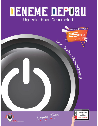 AYT Üçgenler Deneme Deposu Acil Yayınları 25 Deneme Zeta Fotokopi