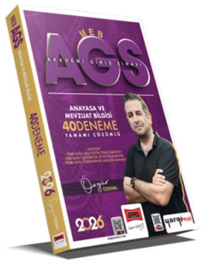 2026 MEB-AGS Anayasa ve Mevzuat Bilgisi Tamamı Çözümlü 40 Deneme Yargı Yayınevi