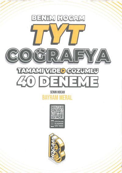 TYT Coğrafya Tamamı Video Çözümlü 40 Deneme Sınavı Zeta Fotokopi