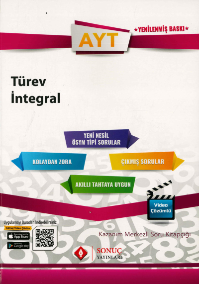 AYT TÜREV İNTEGAL SORU KİTAPÇIĞI Zeta Fotokopi