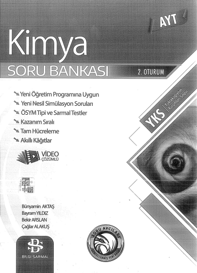 AYT KİMYA SORU BANKASI Zeta Fotokopi