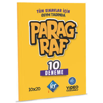 Tüm Sınavlar için Paragraf 10 Deneme Video Çözümlü Zeta Fotokopi