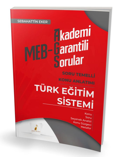 MEB-AGS Türk Eğitim Sistemi Soru Temelli Konu Anlatımı Pelikan Yayınları Zeta Fotokopi
