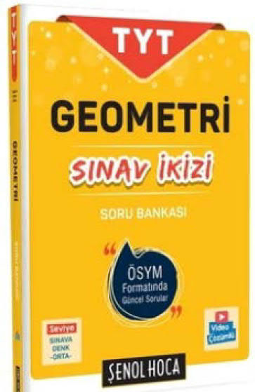 TYT Geometri Sınav İkizi Soru Bankası Şenol Hoca Yayınları Zeta Fotokopi