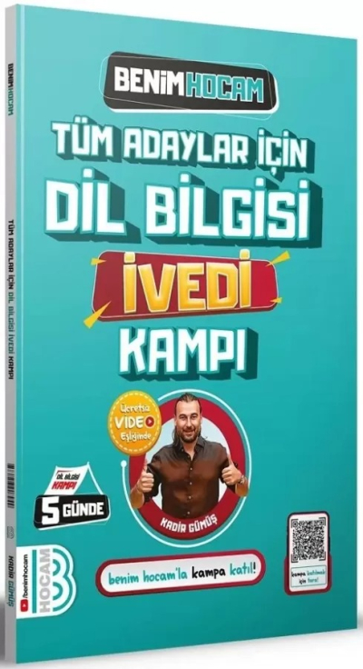 Tüm Adaylar İçin Dil Bilgisi İvedi Kampı Benim Hocam Yayınları Zeta Fotokopi