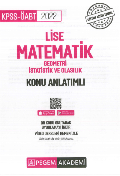LİSE MATEMATİK GEOMETRİ - İSTATİSTİK VE OLASILIK KONU ANLATIMLI Zeta Fotokopi