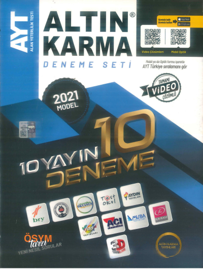 AYT 10 YAYIN 10 DENEME Zeta Fotokopi