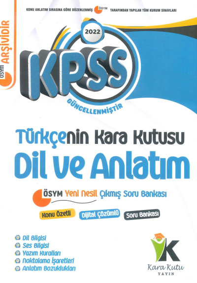 TÜRKÇENİN KARA KUTUSU DİL VE ANLATIM KONU ÖZETLİ ÇIKMIŞ SORULAR Zeta Fotokopi
