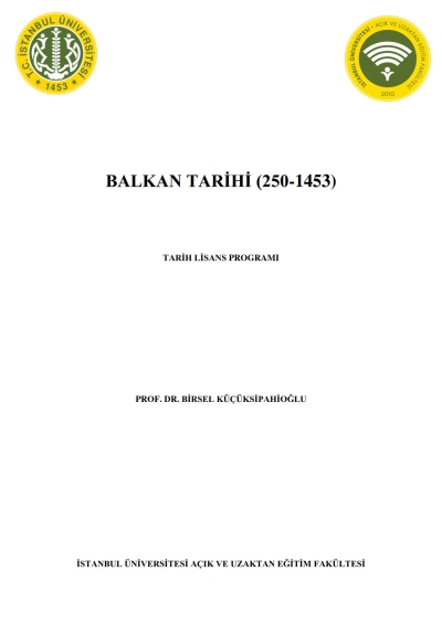 Balkan Tarihi (250-1453) Zeta Fotokopi