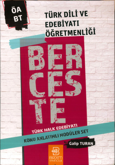 BERCESTE TÜRK HALK EDEBİYATI KONU ANLATIMI MODÜLER SET Zeta Fotokopi