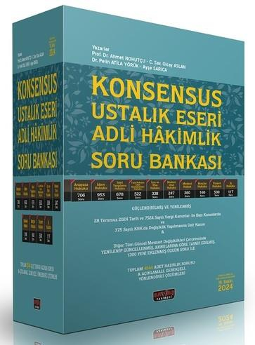 Savaş 2024 Adli Hakimlik KONSENSUS Ustalık Eseri Soru Bankası Modüler Set 19. Baskı - Ahmet Nohutçu Savaş Yayınları Zeta Fotokopi