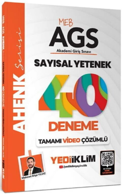 2025 MEB AGS Sayısal Yetenek 40 Deneme Yediiklim Yayınları Zeta Fotokopi