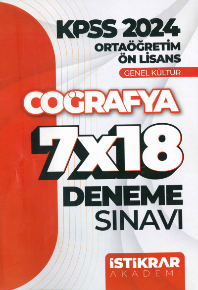 COĞRAFYA 7*18 DENEME SINAVI Zeta Fotokopi
