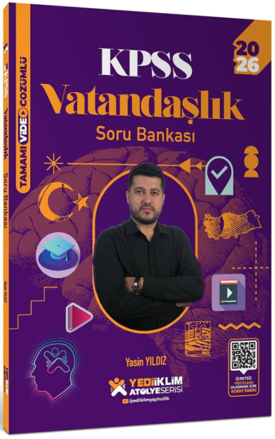 2026 KPSS Vatandaşlık Atölye Soru Bankası Çözümlü Yediiklim Yayınları Zeta Fotokopi