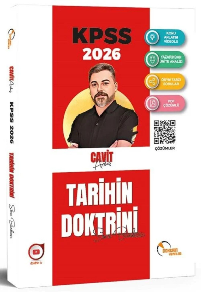 Doktrin 2026 KPSS Tarihin Doktrini Soru Bankası Çözümlü - Cavit Ardıç Doktrin Yayınları Zeta Fotokopi