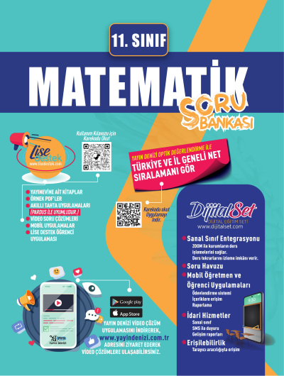11. Sınıf Matematik Soru Bankası Yayın Denizi Pro Zeta Fotokopi
