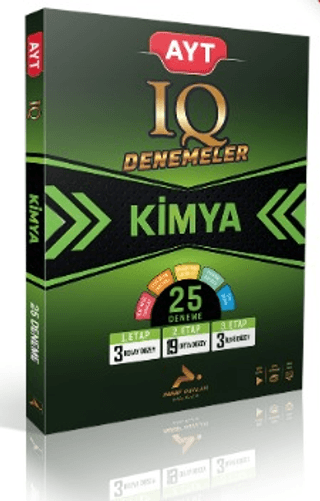 AYT IQ Kimya 25 Branş Denemesi PRF Paraf Yayınları Zeta Fotokopi