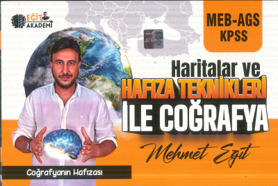 2025 MEB AGS KPSS Mehmet Eğit Haritalar ve Hafıza Teknikleriyle Coğrafya Eğit Akademi
